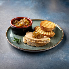 Exquisite Homemade Duck Foie Gras with Seasonal Chutney