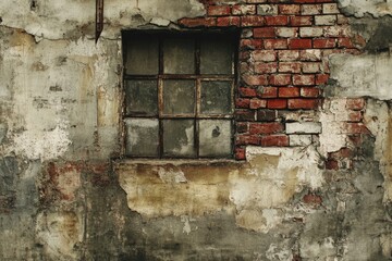 Weathered Brown Brick Surface. Rustic Grunge Wall Texture in a Vibrant Background