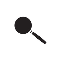 Loupe icon Vector flat thin line illustration
