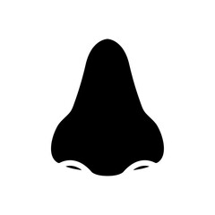 Nose icon Vector flat thin line illustration