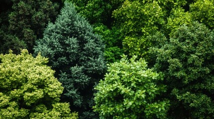 The Lush Green Tree Canopy