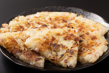 玉ねぎとチーズのチヂミ
