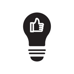 Solution icon Vector flat thin line illustration