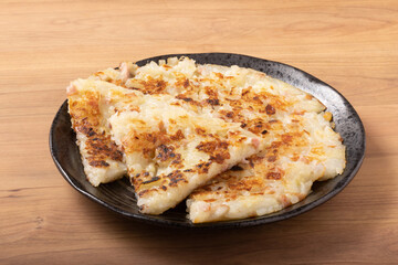 玉ねぎとチーズのチヂミ