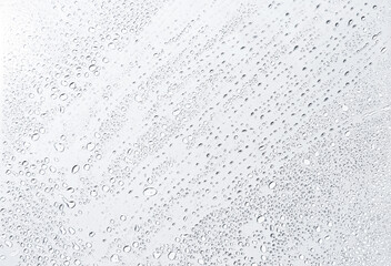Water drops on white background, water drops pattern background