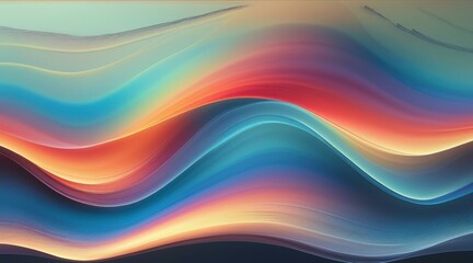 Ethereal Gradient Aurora: A Celestial Dance of Colors