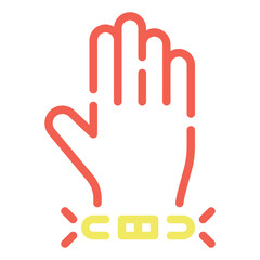 Obraz premium Wristband icon