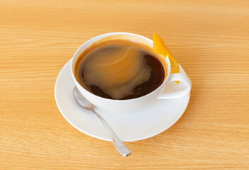 café con naranja