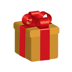 gift box isolated on white