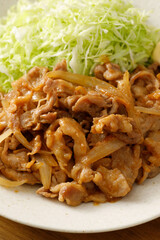 豚肉の生姜焼き