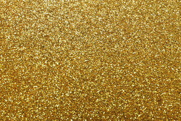 Shiny gold glitter texture background