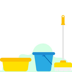 Cleaning Tools Illustration