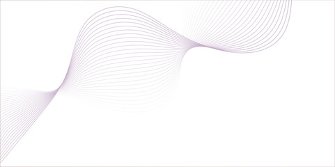 Abstract technology wave lines, frequency sound, data science, business wave line background. Abstract wavy element for design on transparent background isolated