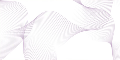 Abstract technology wave lines, frequency sound, data science, business wave line background. Abstract wavy element for design on transparent background isolated