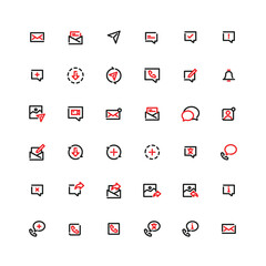 35 Costumer Service & User interface Icons Dual Tone