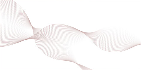 Abstract technology wave lines, frequency sound, data science, business wave line background. Abstract wavy element for design on transparent background isolated