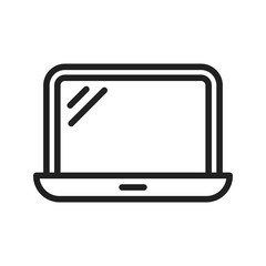 Laptop Icon vector image. Suitable for use on web apps, mobile apps, and print media.