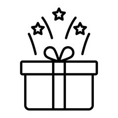 Gift Box line icon