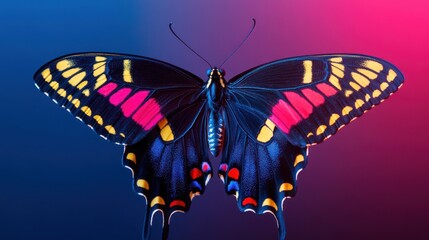 Vibrant Butterfly Close-Up