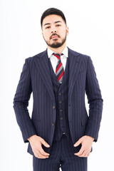 スーツ姿の男性のポートレート