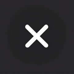Obraz premium Close Button Icon.