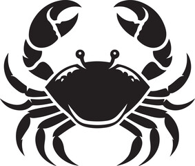 crab silhouette vector art for your design needs, perfect for creative projects