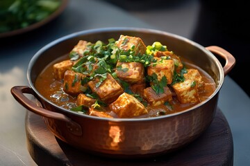 Fototapeta premium Paneer in Curry Sauce