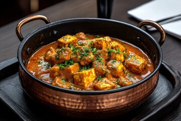 Paneer in Curry Sauce