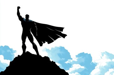 Superhero Silhouette.