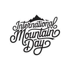 mountain typography silhouette vector arts 
