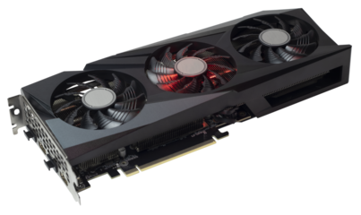 Isolated Modern Graphic Card for a powerful computer.