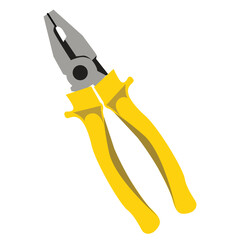 pliers work tools clipart vector flat design