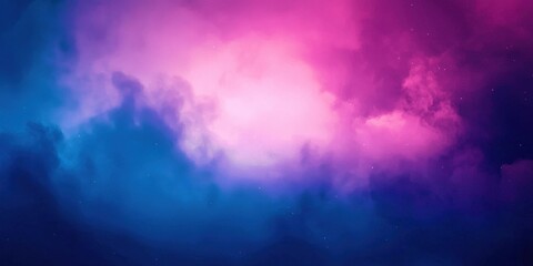 Obraz premium Colorful sky with a purple cloud