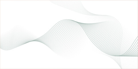 Abstract technology wave lines, frequency sound, data science, business wave line background. Abstract wavy element for design on transparent background isolated