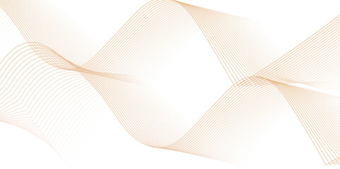 Abstract technology wave lines, frequency sound, data science, business wave line background. Abstract wavy element for design on transparent background isolated