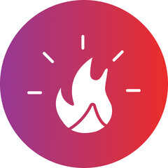 Fire Vector Icon Style