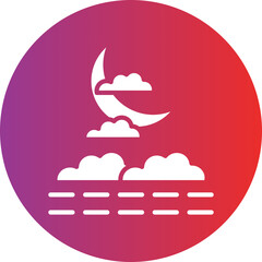 Fog Vector Icon Style