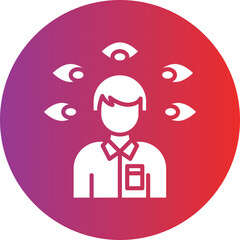 Paranoia Vector Icon Style