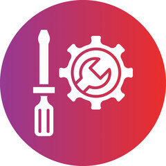 Repair System Vector Icon Style