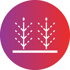 Wheat Vector Icon Style