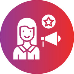Influencer Vector Icon Style