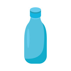 Mineral Water Bottle Vector Illustration