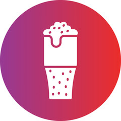 Beer Glasses Vector Icon Style