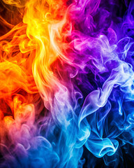 Fototapeta premium Smoke Texture Background and Color Trends