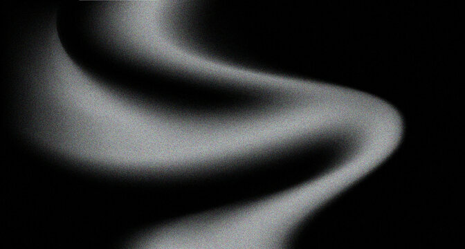 Silver Abstract black grey gradient with rough noise texture for design