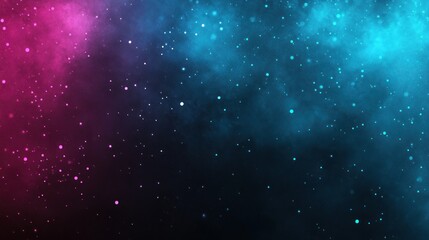 Obraz premium Abstract Cosmic Nebula Pink And Blue Hues