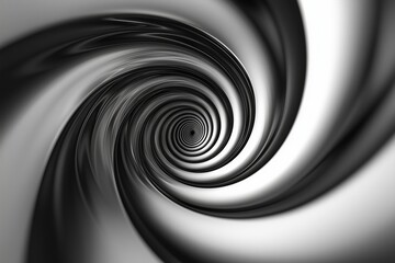 Obraz premium black and white swirl