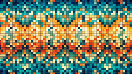 Fototapeta premium Pixelated Texture Background and Color Trends