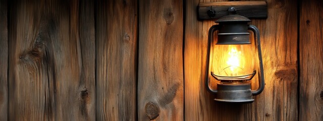 A lantern's gentle flicker bathes the shadows in a dark room, evoking a haunting and mysterious mood as twilight sets in.