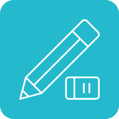 Pencil and eraser Icon